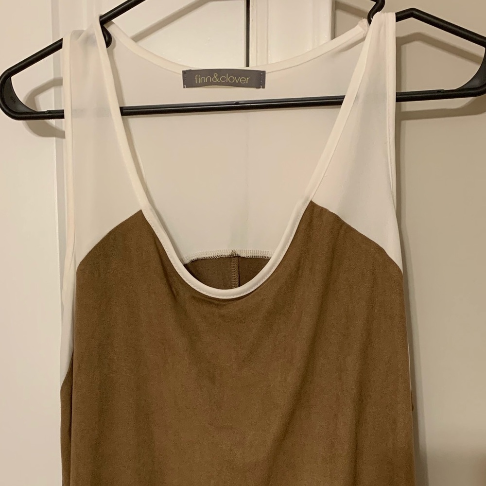 Suede tank